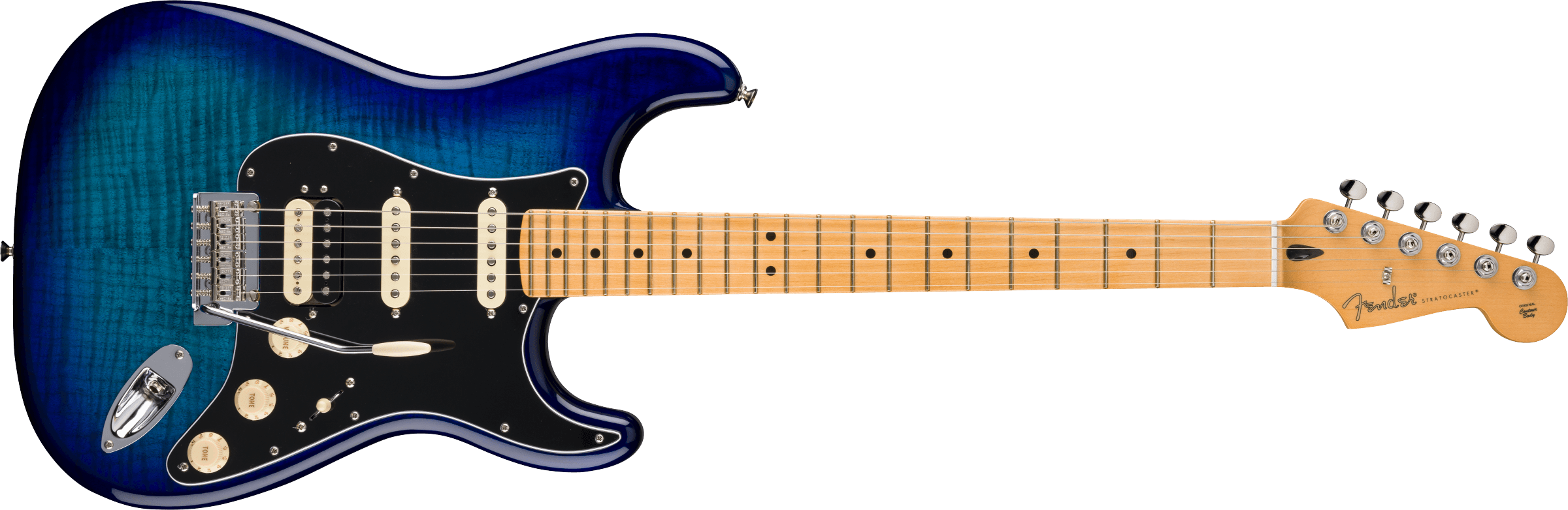 0140812573_fen_ins_frt_1_rr Fender Limited Edition Player II Stratocaster HSS Plus Top MN BLBST - Image 1