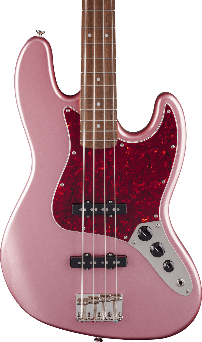 Fender Squier Limited Edition Classic Vibe 60s Jazz Bass Burgundy Mist - Image 3