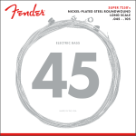 Fender 7250 Nickel-Plated Steel 45-105