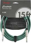 Fender Contour Instrument Cable Sherwood Green 15'