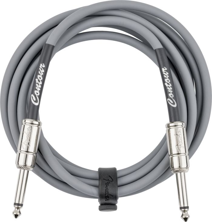 Fender Contour Instrument Cable Silver 10' - Image 2