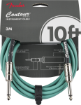 Fender Contour Instrument Cable Sherwood Green 10