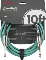 Fender Contour Instrument Cable Sherwood Green 10