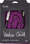 Fender Jimi Hendrix Voodoo Child Cable Straight/Angle 30' Purple