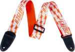 Gretsch Alternating Orange Penguins Strap White