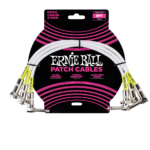 Ernie Ball P06055 Angle Patch Cable 3-Pack white