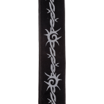 D'Addario 50F04 Woven Guitar Strap Barbed Wire - Image 2