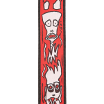 D'Addario 50JS02 Joe Satriani Guitar Strap Up in Flames - Image 2