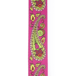 D'Addario 50JS14 Joe Satriani Guitar Strap Paisley Purple - Image 2
