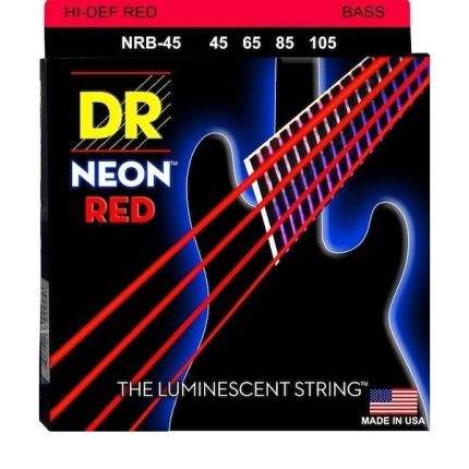DR Strings Neon Red NRB-45 45-105