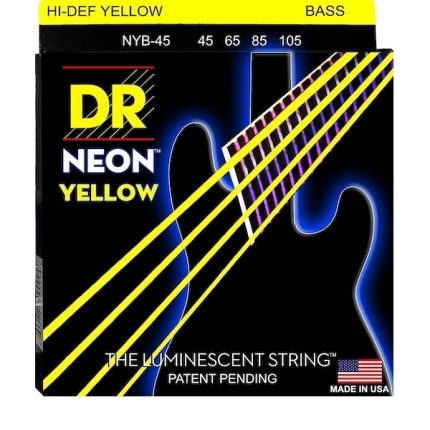 DR Strings Neon Yellow NYB-45 45-105
