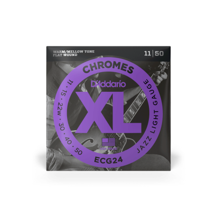 D'Addario ECG24 Chromes Jazz Light