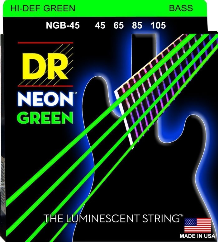 DR Strings Neon Green NGB-45 45-105 - Image 1