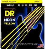 DR Strings Neon Yellow NYB5-45 45-125