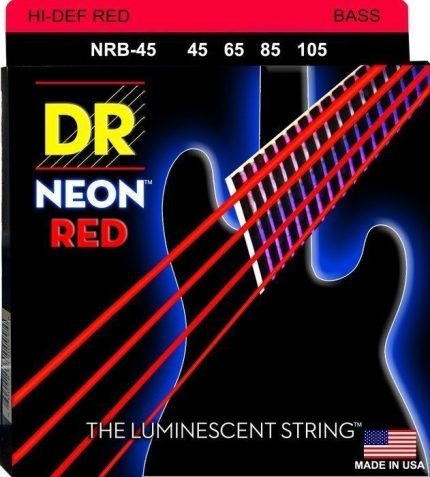 DR Strings Neon Red NRB-45 45-105