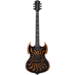 Wylde Audio BARBARIAN BUZZSAW-BCB Charcoal Burst Buzzsaw - Image 4