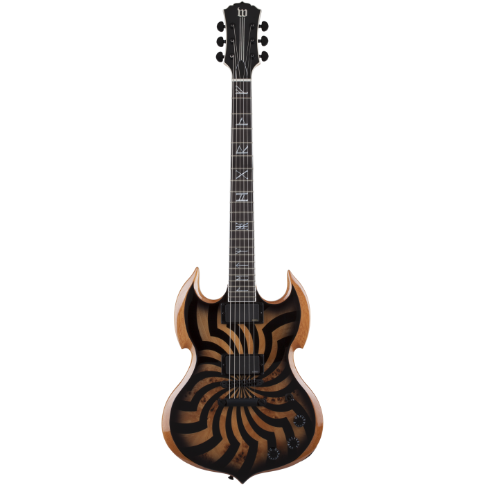 Wylde Audio BARBARIAN BUZZSAW-BCB Charcoal Burst Buzzsaw - Image 4