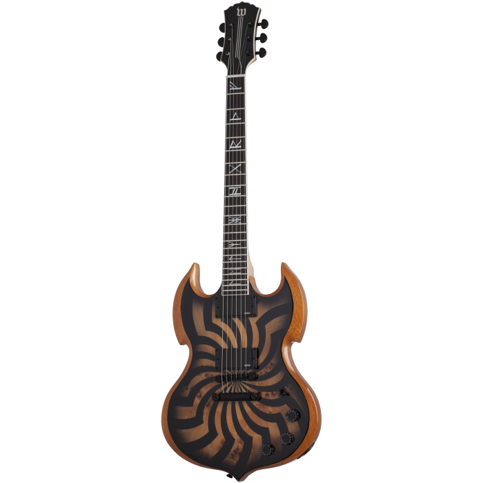 Wylde Audio BARBARIAN BUZZSAW-BCB Charcoal Burst Buzzsaw - Image 5