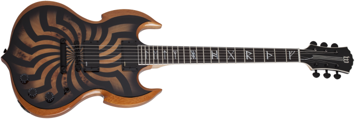 Wylde Audio BARBARIAN BUZZSAW-BCB Charcoal Burst Buzzsaw - Image 1